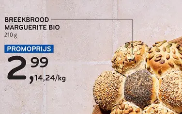 Promotie: Breekbrood marguerite bio