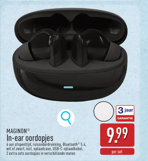 Promotie: In-ear oordopjes