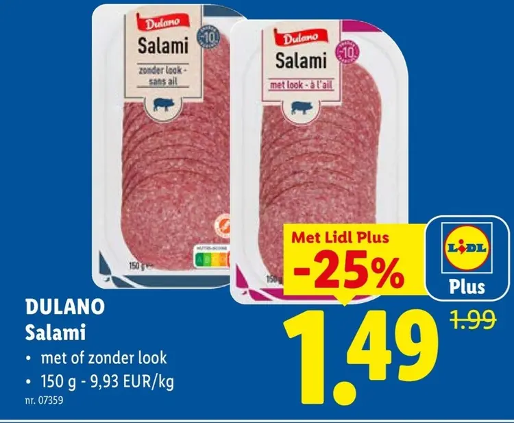 Promotie: Salami