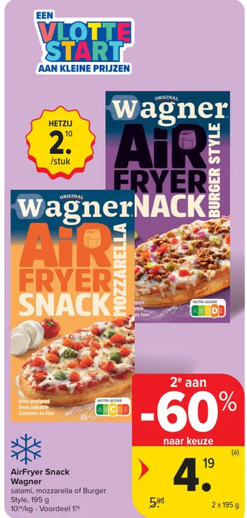 Promotie: AirFryer Snack