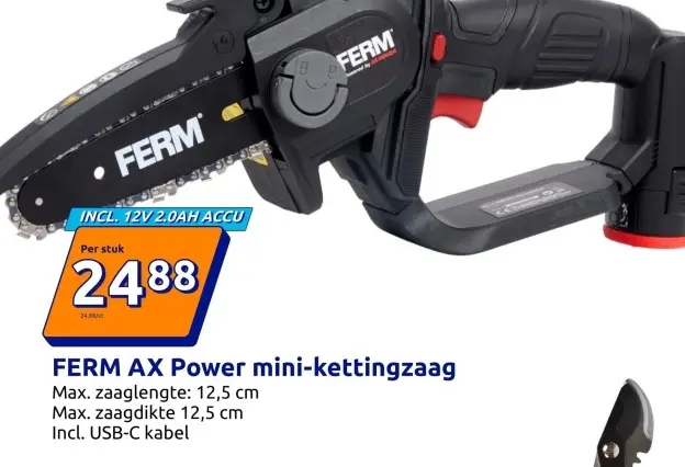 Aanbieding: AX Power mini-kettingzaag