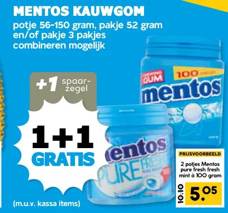 Aanbieding: Kauwgom