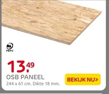 Aanbieding: Osb paneel