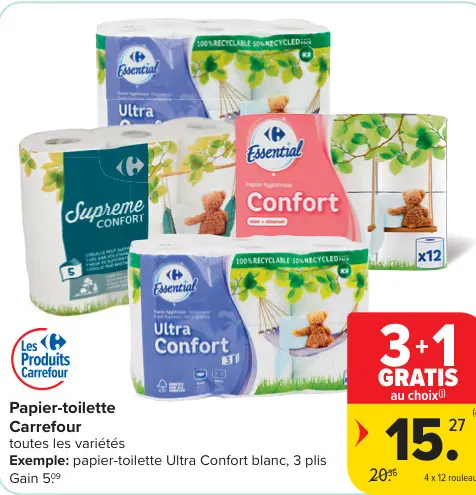 Offre: Papier-toilette
