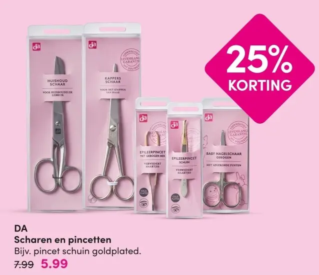 Aanbieding: Scharen en pincetten