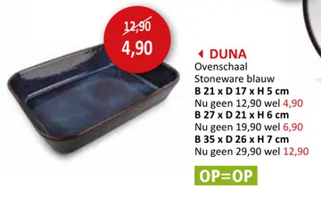 Aanbieding: Duna Ovenschaal