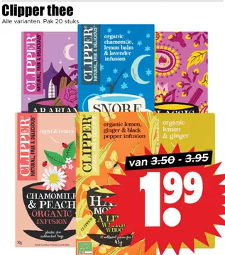 Aanbieding: Clipper thee