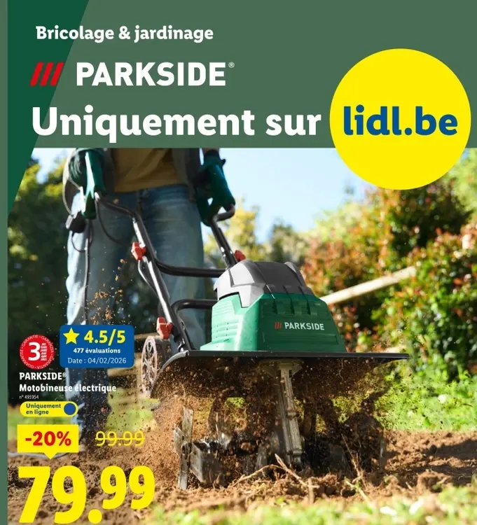 Offre: Motobineuse électrique