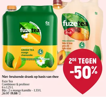 Aanbieding: Fuze Tea Combineer & profiteer