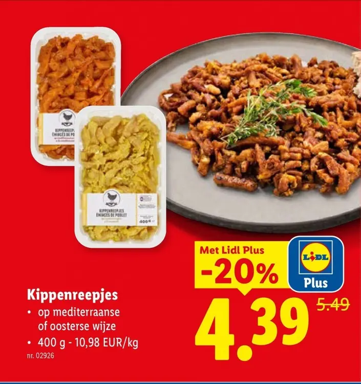 Promotie: Kippenreepjes