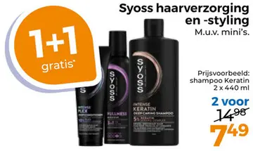 Aanbieding: Syoss haarverzorging en -styling