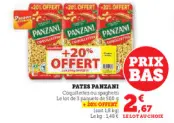 Offre: Pates PANZANI