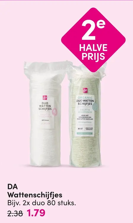 Aanbieding: Wattenschijfjes