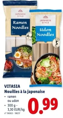 Offre: Nouilles à la japonaise