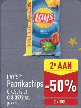 Aanbieding: Paprikachips