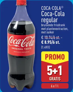Promotie: Coca-Cola regular