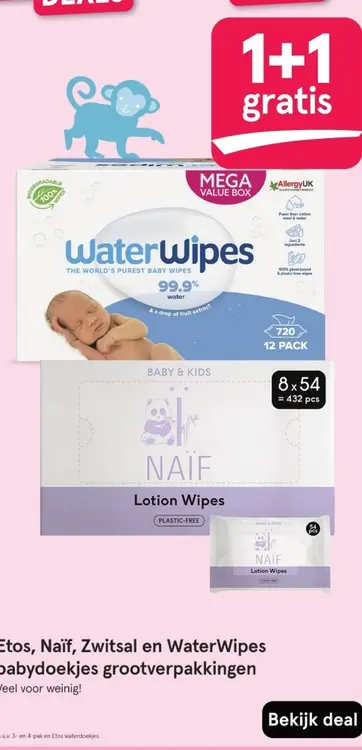 Aanbieding: Babydoekjes grootverpakkingen