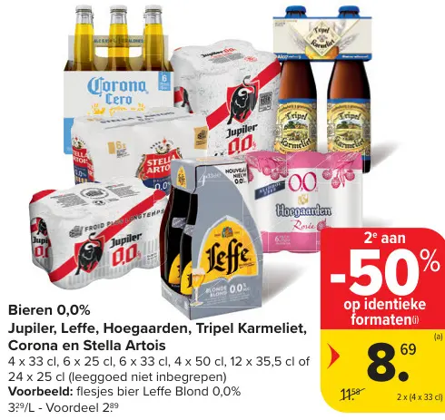 Promotie: Bieren 0,0%