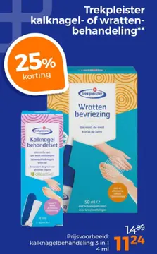 Aanbieding: Kalknagel- of wrattenbehandeling