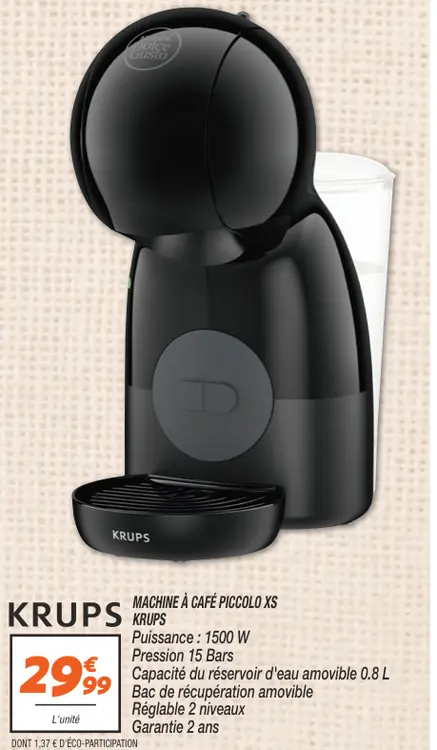 Offre: Machine à café piccolo xs