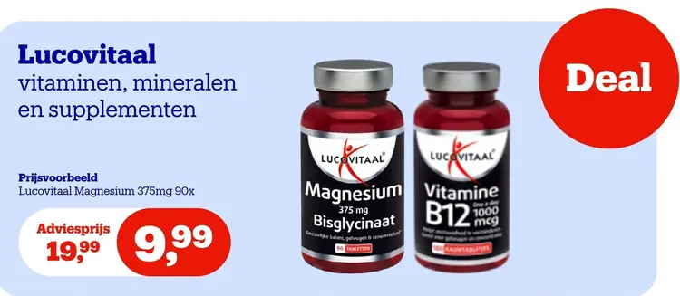 Aanbieding: Lucovitaal vitaminen, mineralen en supplement
