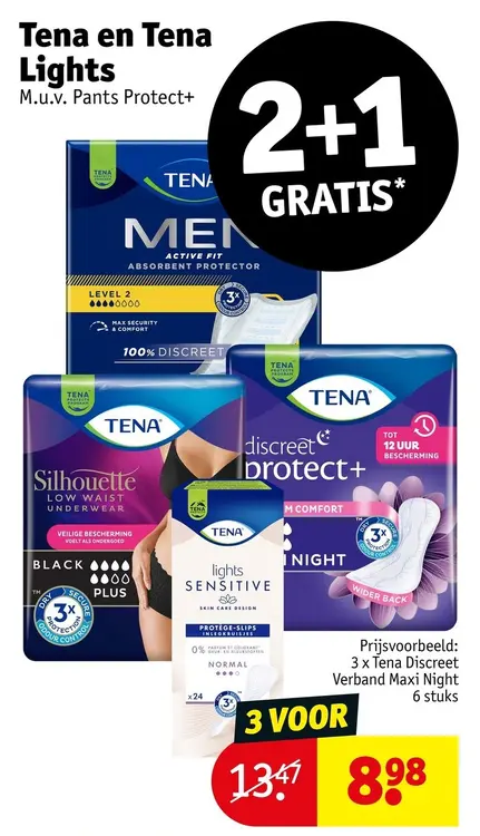 Promotie: Tena en Tena Lights