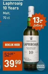Aanbieding: Laphroaig 10 Years