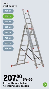 Aanbieding: Reformladder All Round 3x7 treden