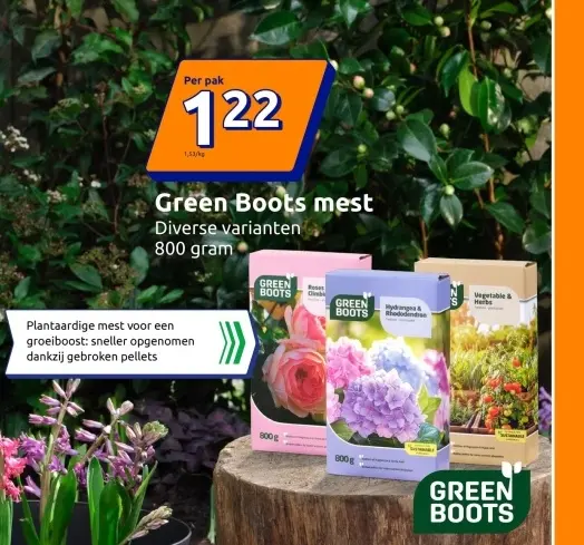 Promotie: Green Boots mest
