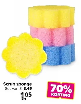 Aanbieding: Scrub sponge