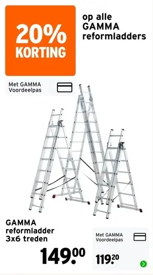 Aanbieding: reformladder