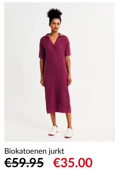 Promotie: Biokatoenen jurkt