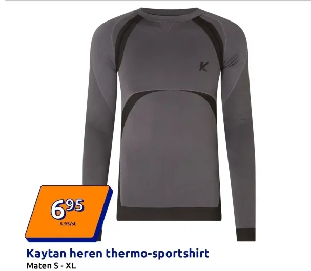 Aanbieding: Kaytan heren thermo-sportshirt