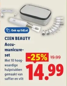 Aanbieding: Accu-manicure-set