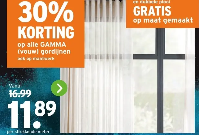 Aanbieding: gordijnen