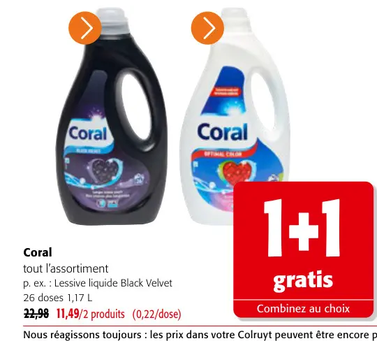 Offre: Tout l'assortiment lessive