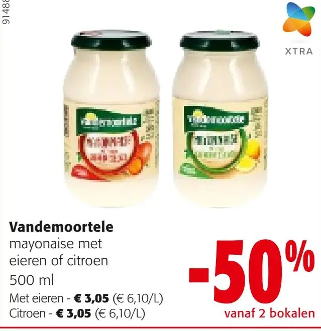 Aanbieding: Vandemoortele mayonaise met eieren of citroen