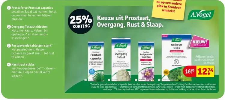 Aanbieding: Nachtrust sticks
