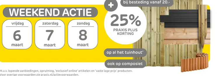 Aanbieding: Weekend Actie