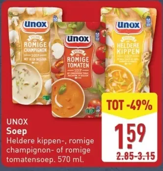 Aanbieding: Unox Soep