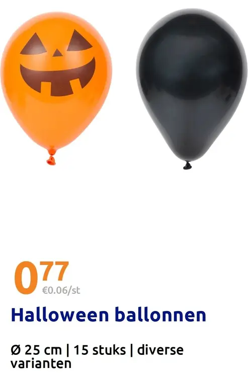 Aanbieding: Halloween ballonnen
