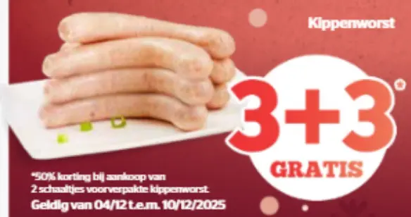 Promotie: Kippenworst