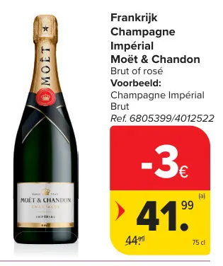 Promotie: Champagne Impérial Brut of rosé
