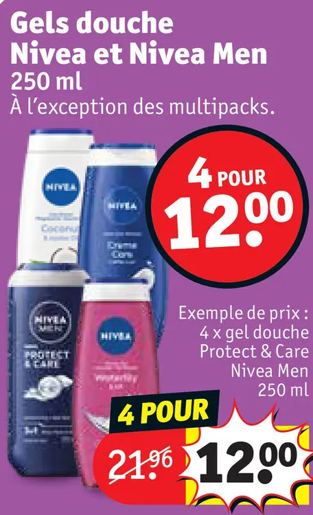 Offre: Gels douche