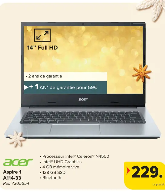 Offre: Aspire 1 A114-33