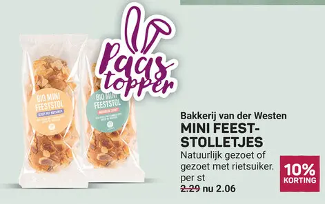 Aanbieding: Mini feest-stolletjes