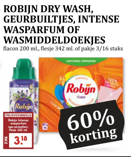 Aanbieding: Dry wash, geurbuiltjes, intense wasparfum of wasmiddeldoekjes