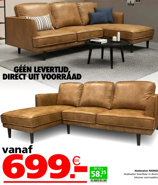 Promotie: Hoeksalon RANGE
