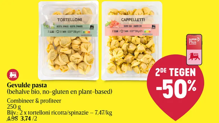 Promotie: Gevulde pasta