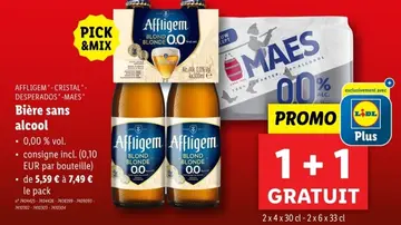 Offre: Bière sans alcool